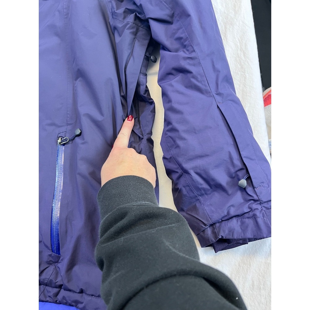 Lands' End Fx PrimaLoft Snow Sport Waterproof Jacket Men's XXL Purple Ski - Picture 5 of 16